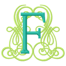 FONTS : Goudy Frame Monogram