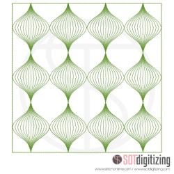 9 QUILT BLOCK : Retro Pattern