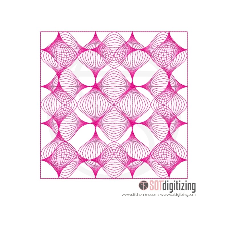 10 QUILT BLOCK : Retro Pattern