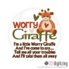 52 GIRAFFE : Worry Giraffe. Embroidery Design.