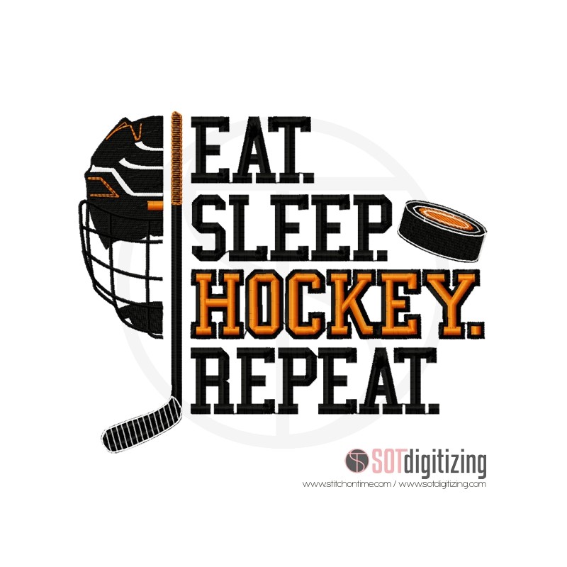 30 SPORTS : Eat Sleep Hockey Repeat